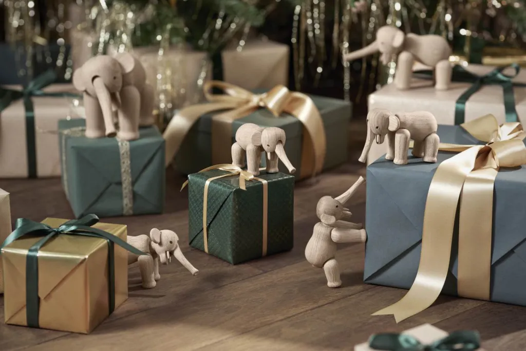 Kay Bojesen Denmark Stue|Træfigurer Og Figurer > Kay Bojesen Liliput Elefant 7,5 cm, Eg