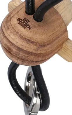 Discount Kay Bojesen Denmark Kay Bojesen Nøglering Abe, Teak- og Limbatræ/Sølv