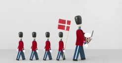 Outlet Kay Bojesen Denmark Kay Bojesen Trommeslager Lille 22,5 cm, Malet Bøgetræ