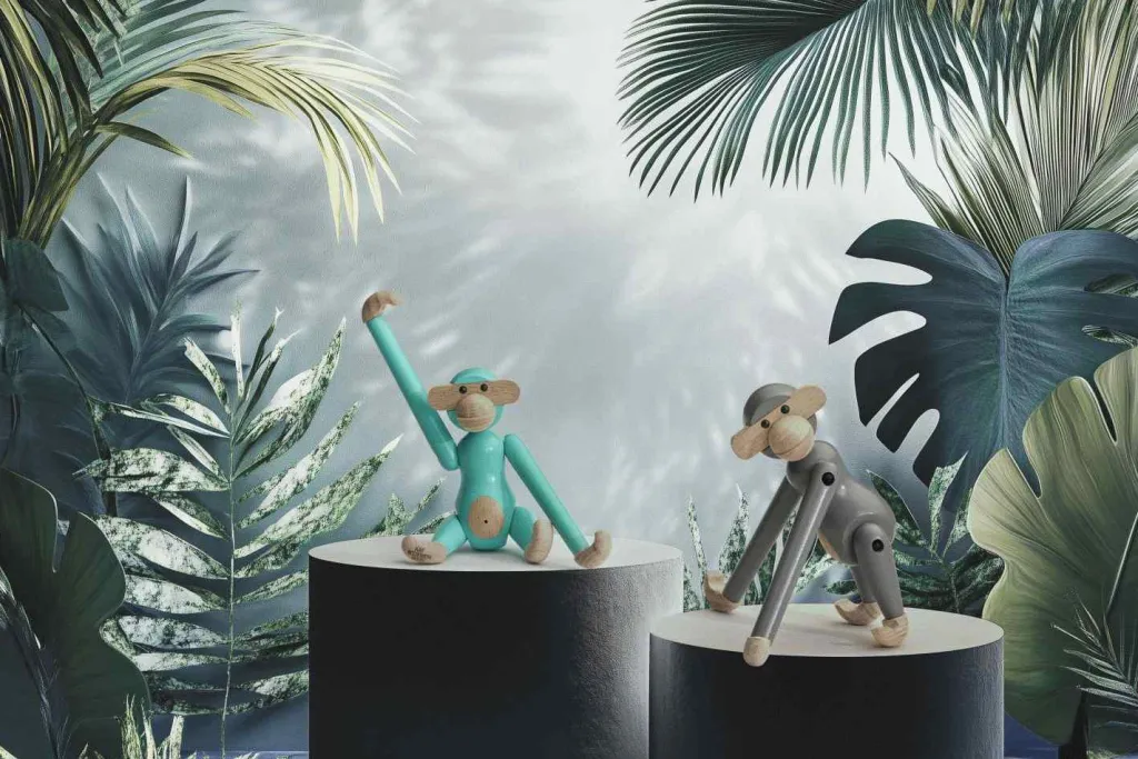 Kay Bojesen Denmark Træfigurer Og Figurer > Kay Bojesen Abe Mini 9,5 cm,
