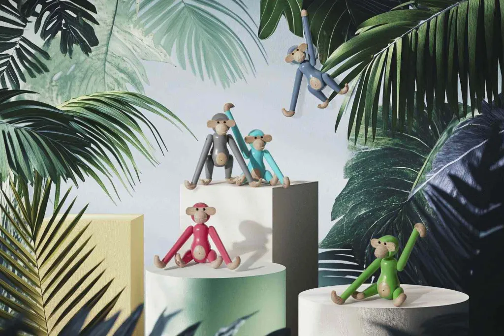 Kay Bojesen Denmark Træfigurer Og Figurer > Kay Bojesen Abe Mini 9,5 cm,