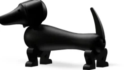 New Kay Bojesen Gravhund , Mørkbejdset Eg Stue|Træfigurer Og Figurer