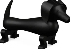 New Kay Bojesen Gravhund , Mørkbejdset Eg Stue|Træfigurer Og Figurer
