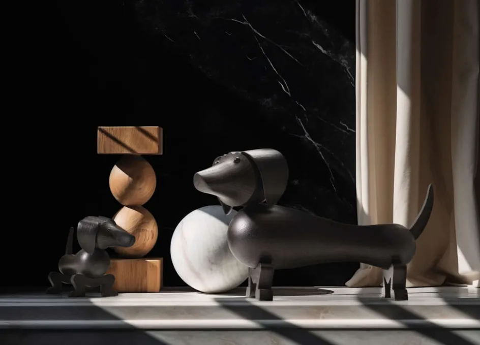 Discount Kay Bojesen Denmark Kay Bojesen Gravhund , Mørkbejdset Eg