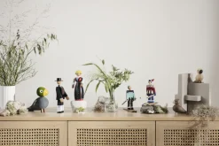 Kay Bojesen Denmark Træfigurer Og Figurer > Kay Bojesen Skiløber Datti 15,5 cm, Malet Bøgetræ