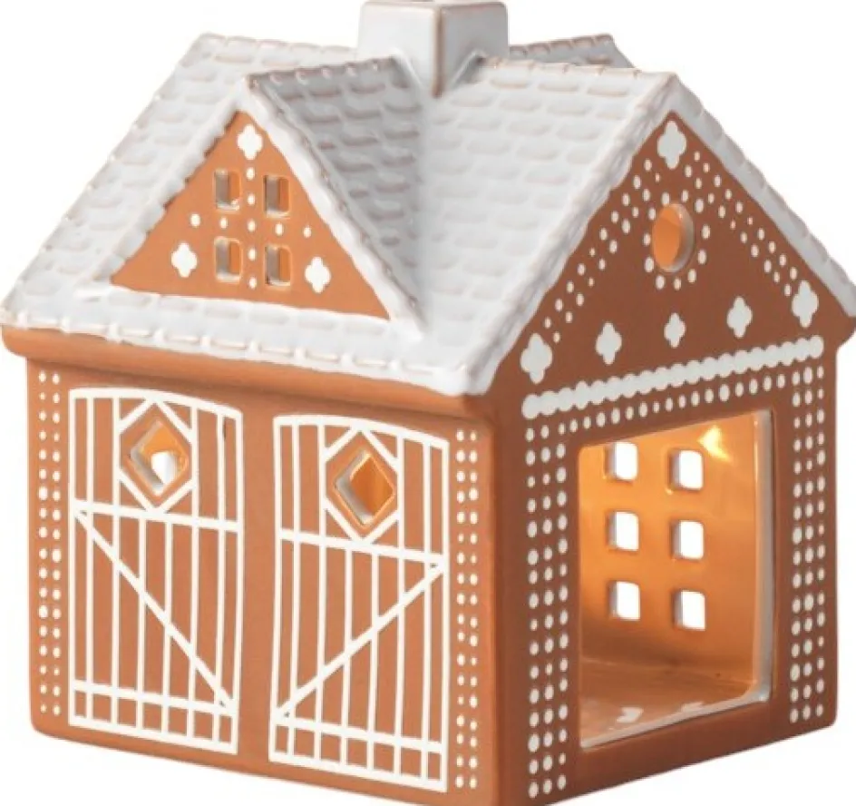 Online Kähler Gingerbread Lyshus Julestald H11,5 cm, Brun