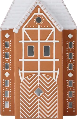 Kähler Lyshuse > Gingerbread Lyshus H17 cm, Brun
