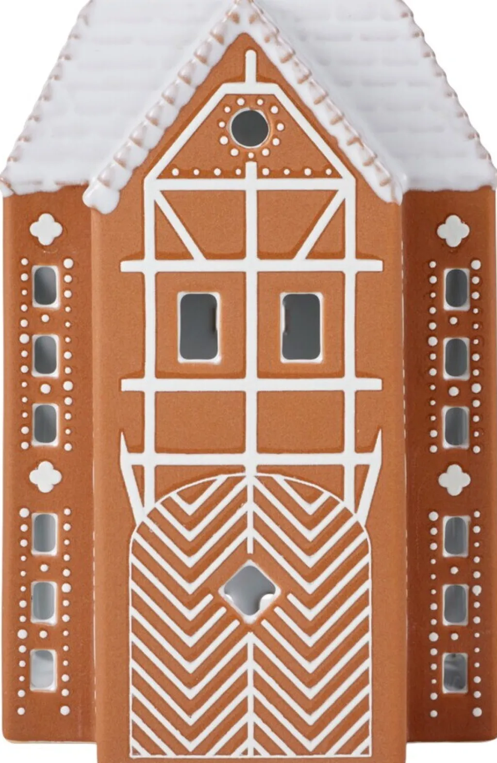 Kähler Lyshuse > Gingerbread Lyshus H17 cm, Brun