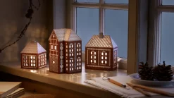 Kähler Lyshuse > Gingerbread Lyshus H17 cm, Brun