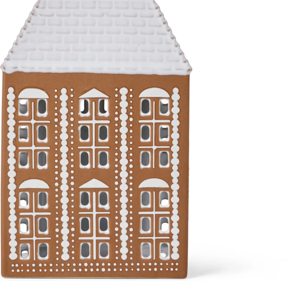Kähler Lyshuse > Gingerbread Lyshus H17 cm, Brun