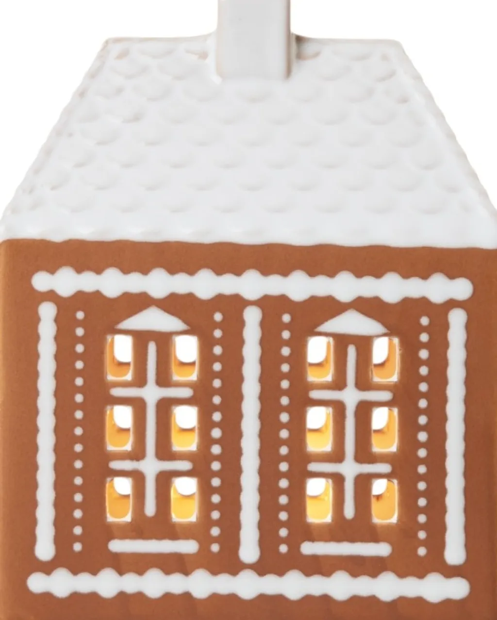 Hot Gingerbread Lyshus H15,5 cm, Brun Lyshuse