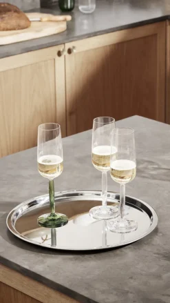 Sale Kähler Hammershøi Champagneglas 2 stk. 24 cl, Grøn