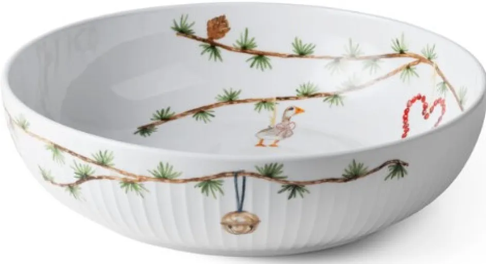 New Kähler Hammershøi Christmas Skål , Hvid
