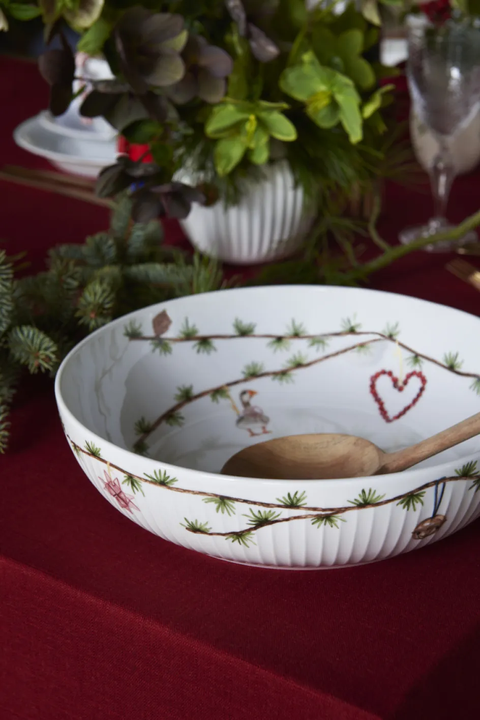 New Kähler Hammershøi Christmas Skål , Hvid