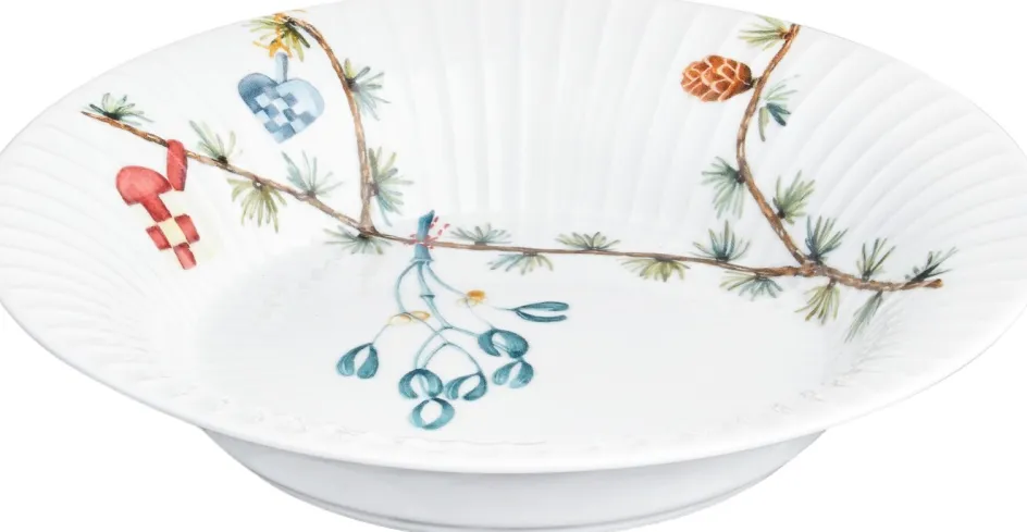 Clearance Kähler Hammershøi Christmas Dyb Tallerken 21 cm, Hvid
