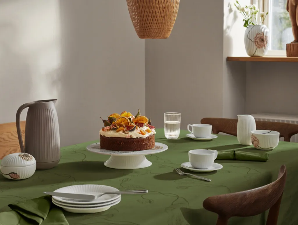 Kähler Duge > Hammershøi Poppy Damaskdug ,