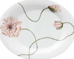 Discount Hammershøi Poppy Ovalt Bordfad 22,5x28,5 cm, Hvid Fade