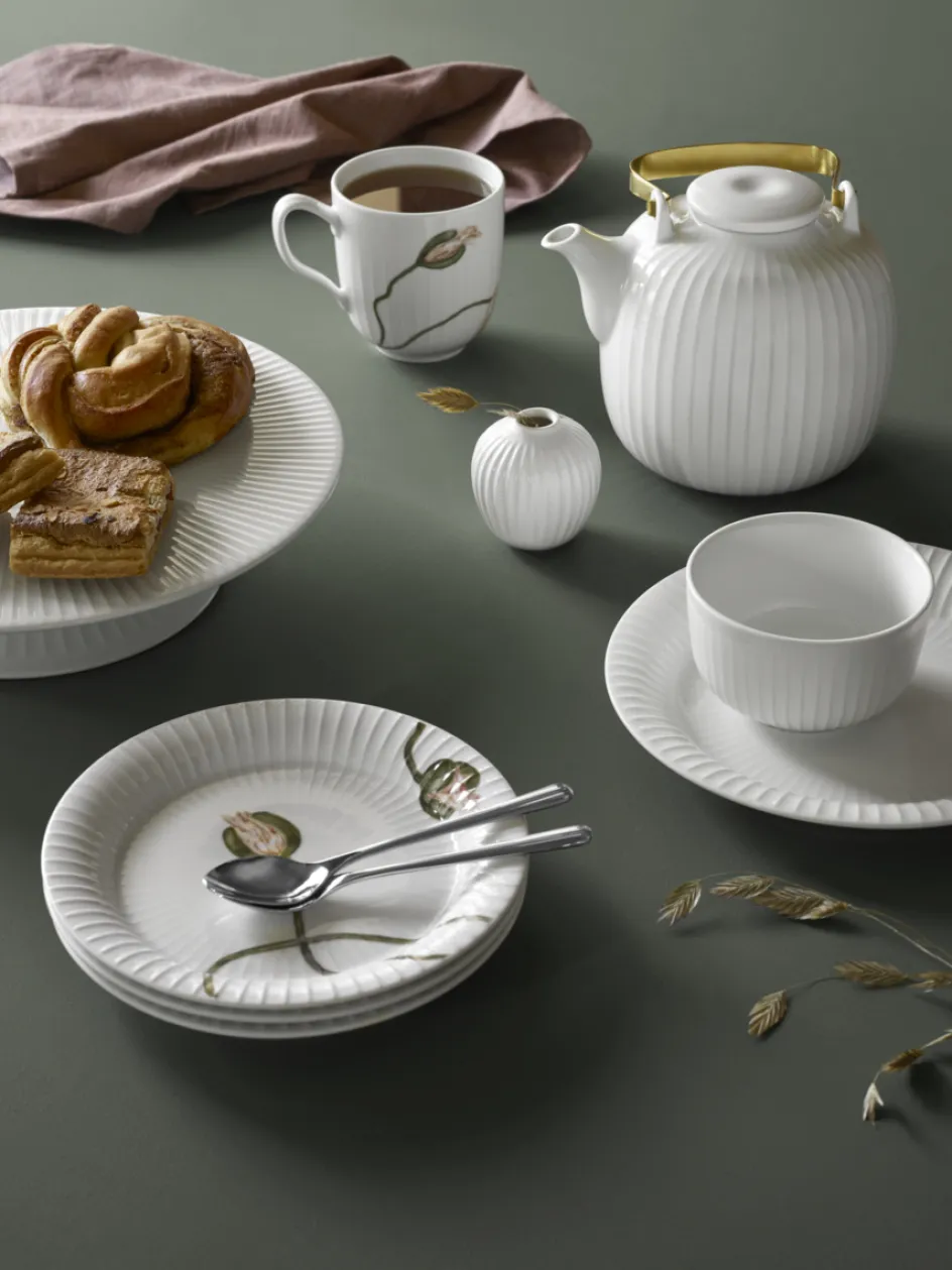 Clearance Kähler Hammershøi Poppy Tallerken 19 cm, Hvid