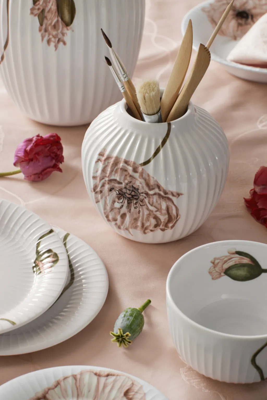 Kähler Stue|Vaser > Hammershøi Poppy Vase H13 cm,