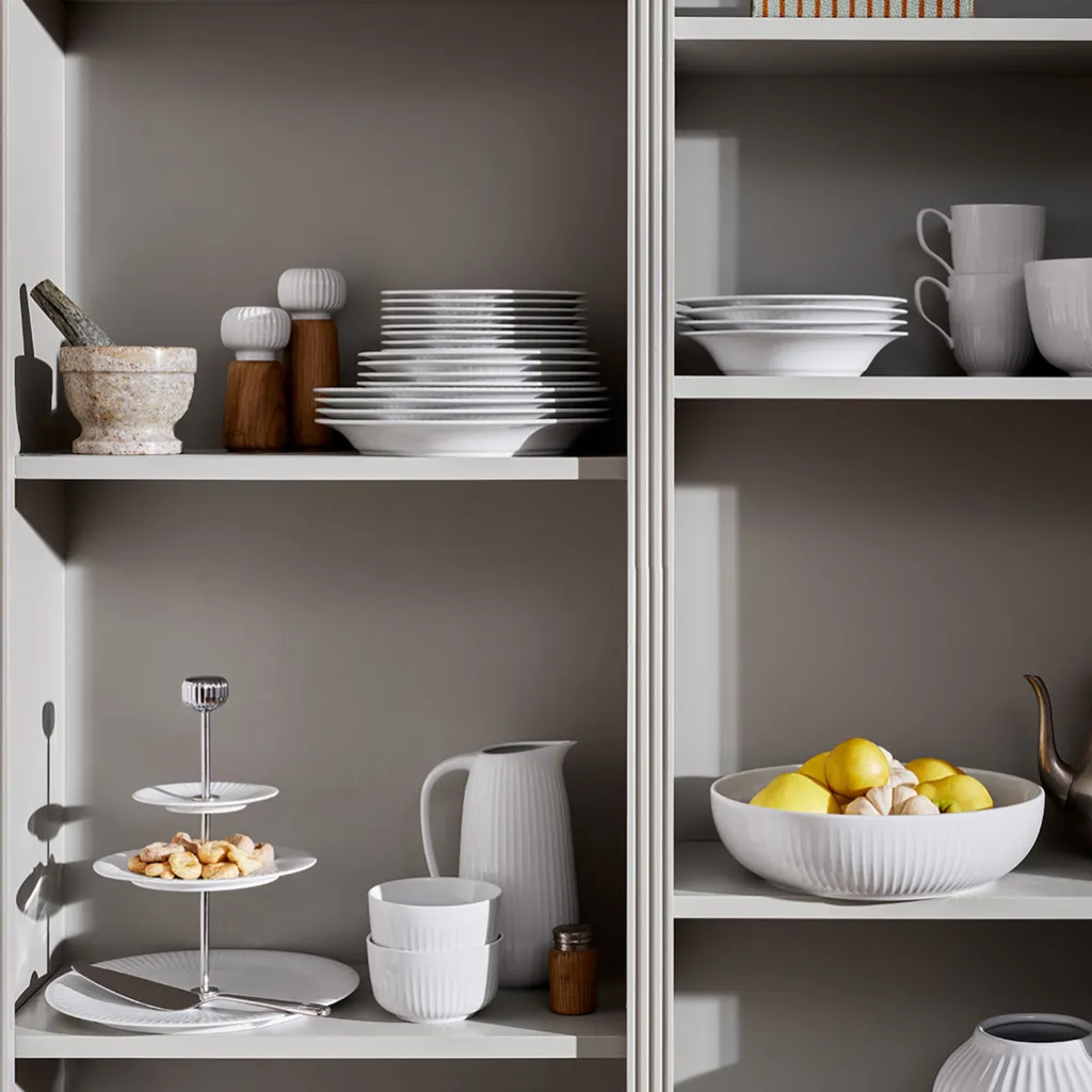 New Hammershøi Salatskål Ø30 cm, Hvid Skåle|Spisestue
