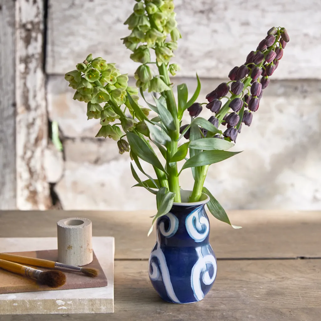 Sale Tulle Vase H13 cm, Blå Stue|Vaser
