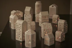 Sale Kähler Urbania Lyshus Højhus H22 cm, Hvid