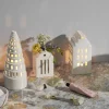 Sale Kähler Urbania Lyshus Højt Tårn H22,5 cm, Hvid
