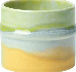 Best Kähler x KIMPOP Poppery Krus 27 cl, Apple Green/Mint/Yellow