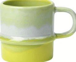 Discount Kähler x KIMPOP Poppery Krus m. Hank 35 cl, Apple Green/Mint