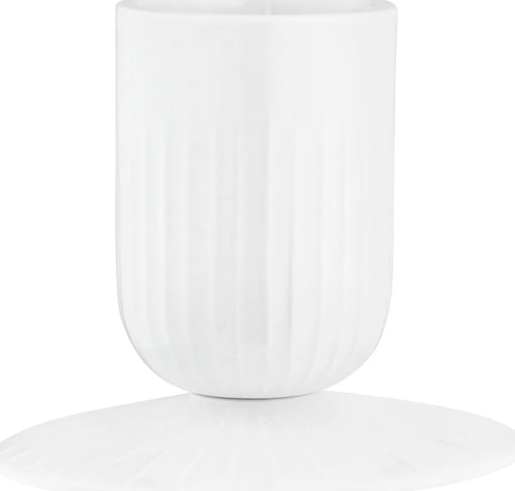 Discount Hammershøi Bloklysestage H9,5 cm, Hvid Bloklysestager