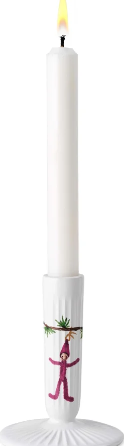 Outlet Kähler Hammershøi Christmas Lysestage H12 cm, Hvid
