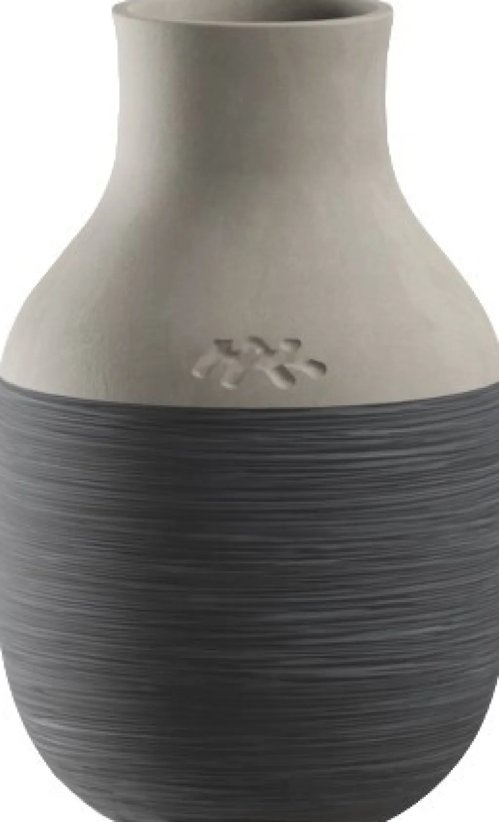 Kähler Stue|Vaser > Omaggio Circulare Vase H, Antracitgrå