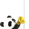 Discount Bordflag Panda m. Trompet H14,5 cm Børn Fødselsdagsdekoration|Bordflag