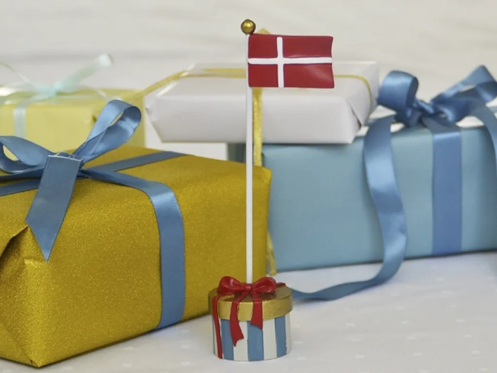 Børn Kids By Friis Fødselsdagsdekoration|Bordflag > Bordflag Pakke H16 cm, Blå