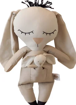 Børn Kids By Friis Tøjdyr Og Nusseklude > Kanin m. Baby 35 cm