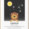Hot Kids By Friis Plakat Løven A3