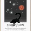 Hot Kids By Friis Plakat Skorpionen A3