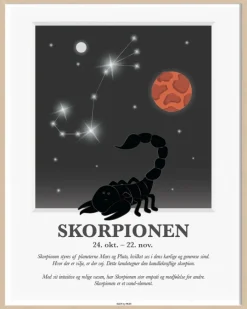 Hot Kids By Friis Plakat Skorpionen A3