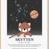 Børn Kids By Friis Børneværelse|Interiør Til Børneværelset > Plakat Skytten A3