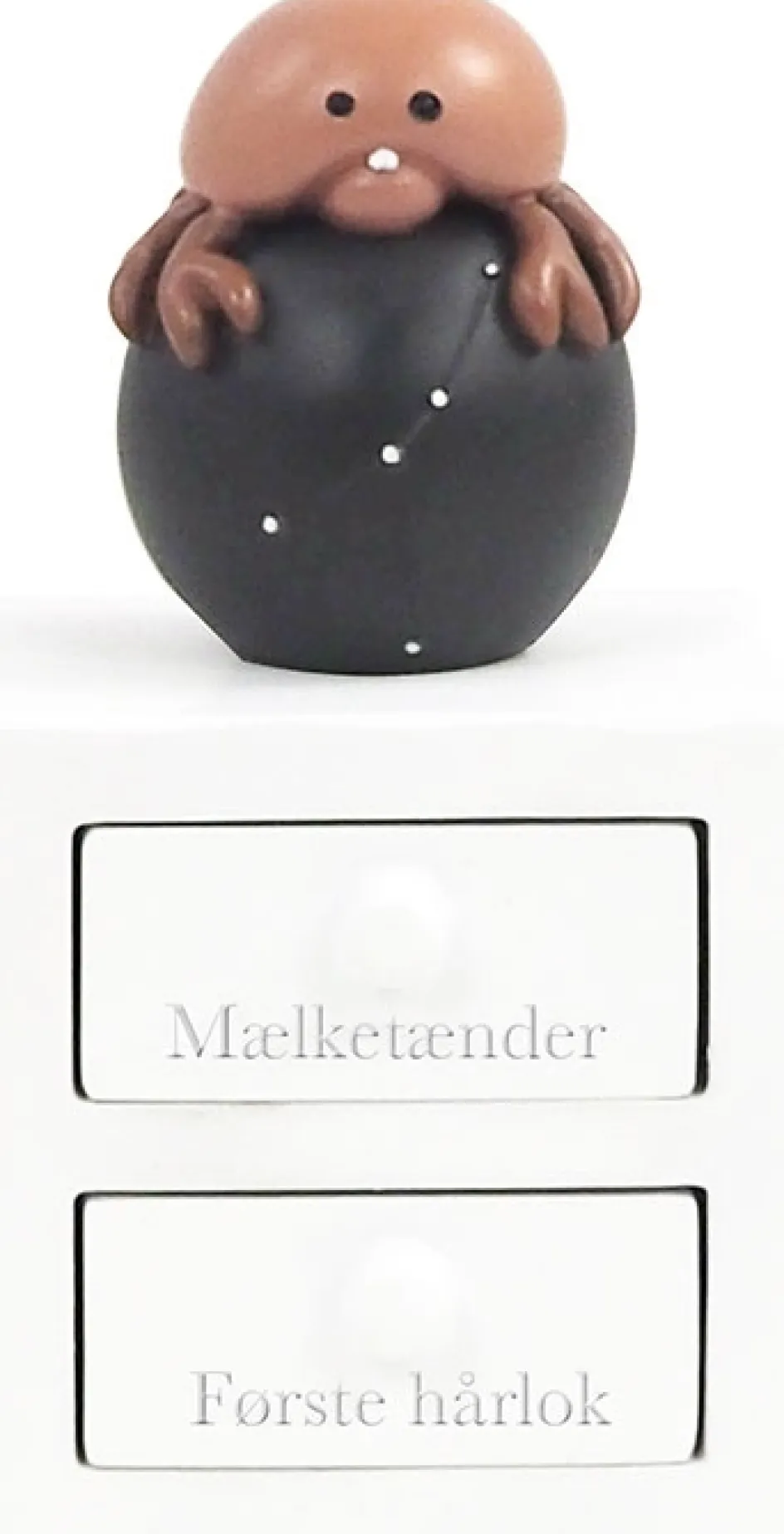 Clearance Kids By Friis Æske t. Første Tand/Hårlok Krebsen H11 cm, Hvid