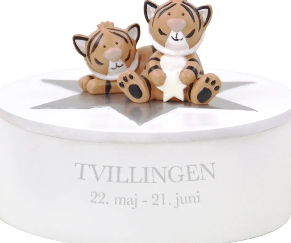 Kids By Friis Smykkeskrin Tvillingen Ø14,5 cm, Hvid