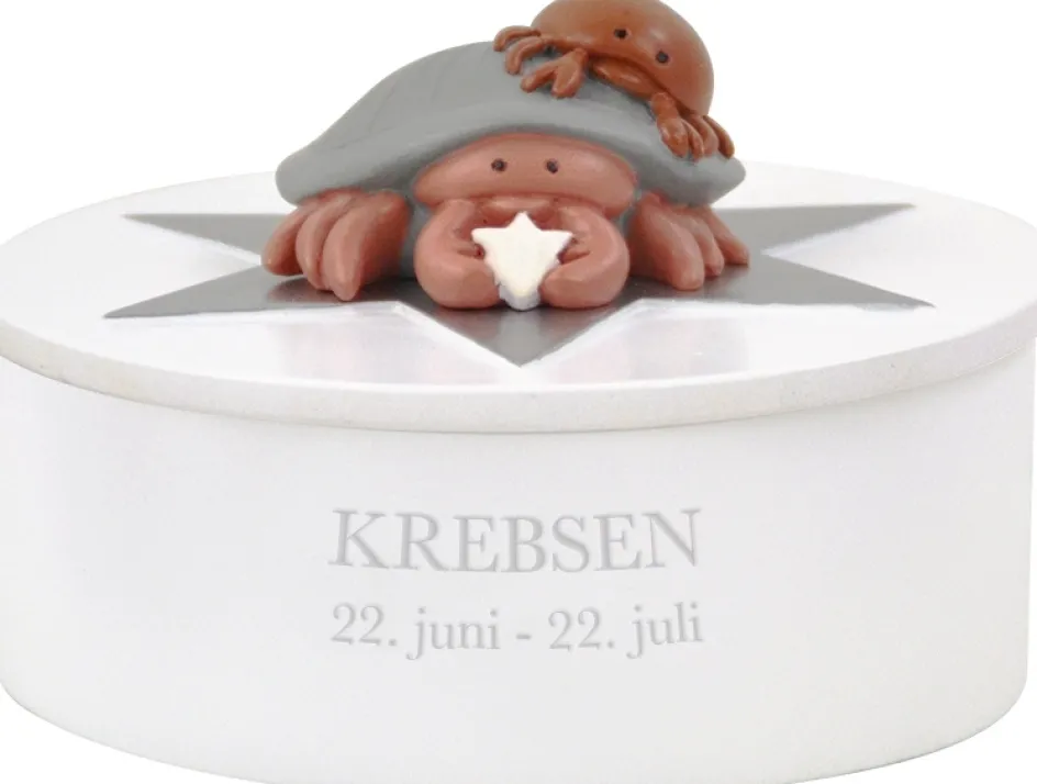 Discount Kids By Friis Smykkeskrin Krebsen Ø14,5 cm, Hvid