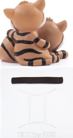 Outlet Kids By Friis Sparebøsse Tvillingen H11 cm, Hvid