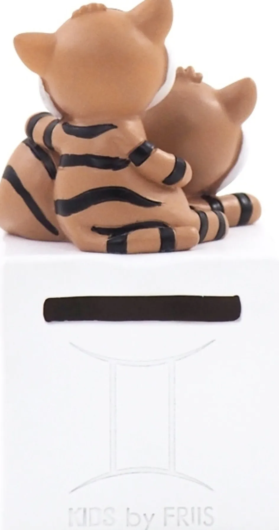 Outlet Kids By Friis Sparebøsse Tvillingen H11 cm, Hvid