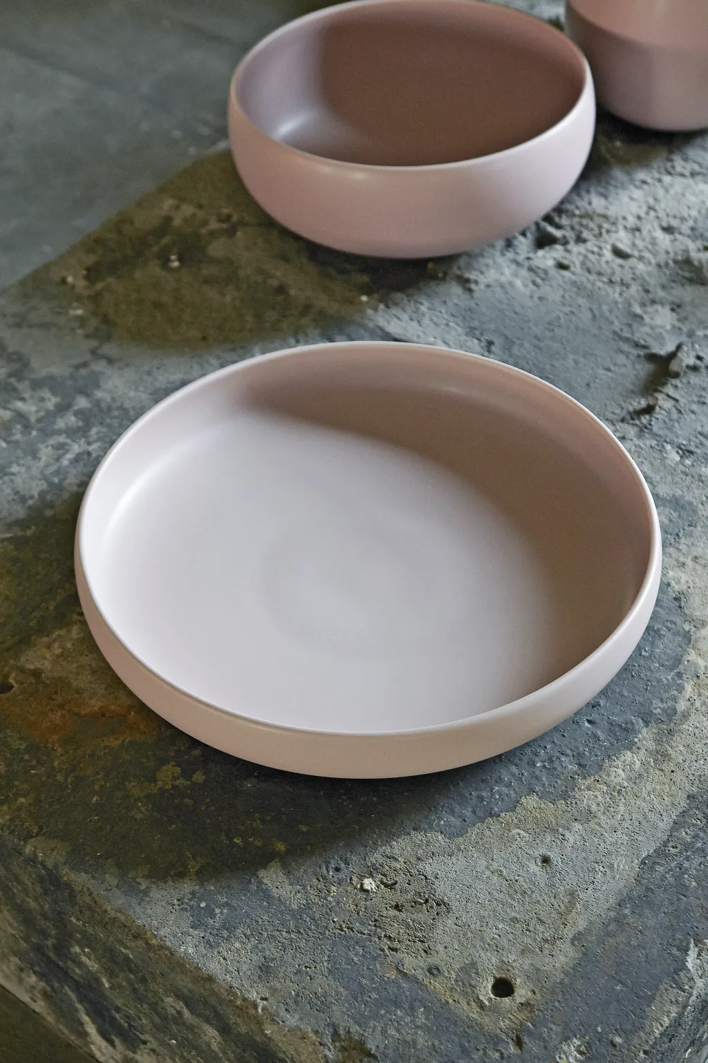 Knabstrup Keramik Spisestue|Fade > Earth Fad 38 cm, Støvet Rosa