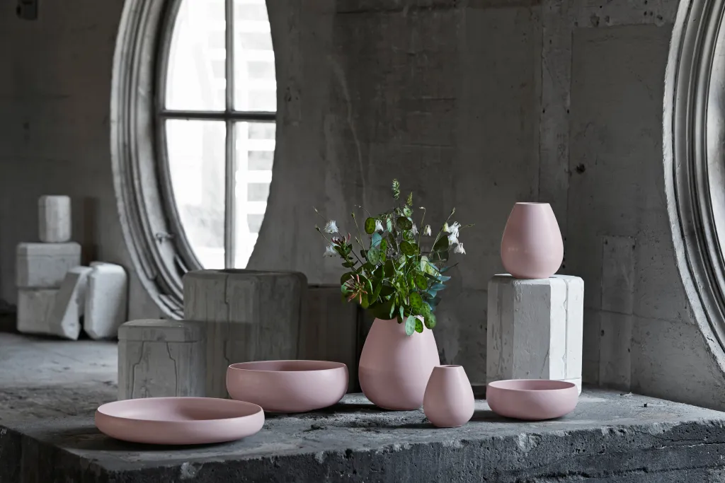 Knabstrup Keramik Spisestue|Fade > Earth Fad 38 cm, Støvet Rosa