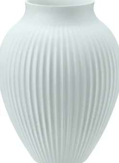 Discount Knabstrup Keramik Ripple Vase H, Mat Ice Blue