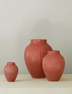 Knabstrup Keramik Stue|Vaser > Vase H, Coral