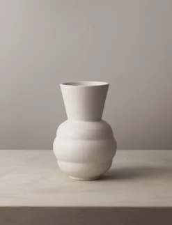 x Tortus Vase No1 H21 cm, Hvid Stue|Vaser