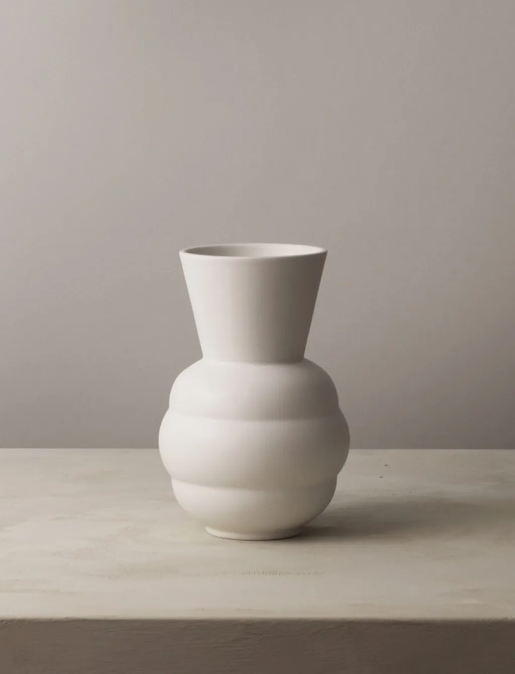 x Tortus Vase No1 H21 cm, Hvid Stue|Vaser